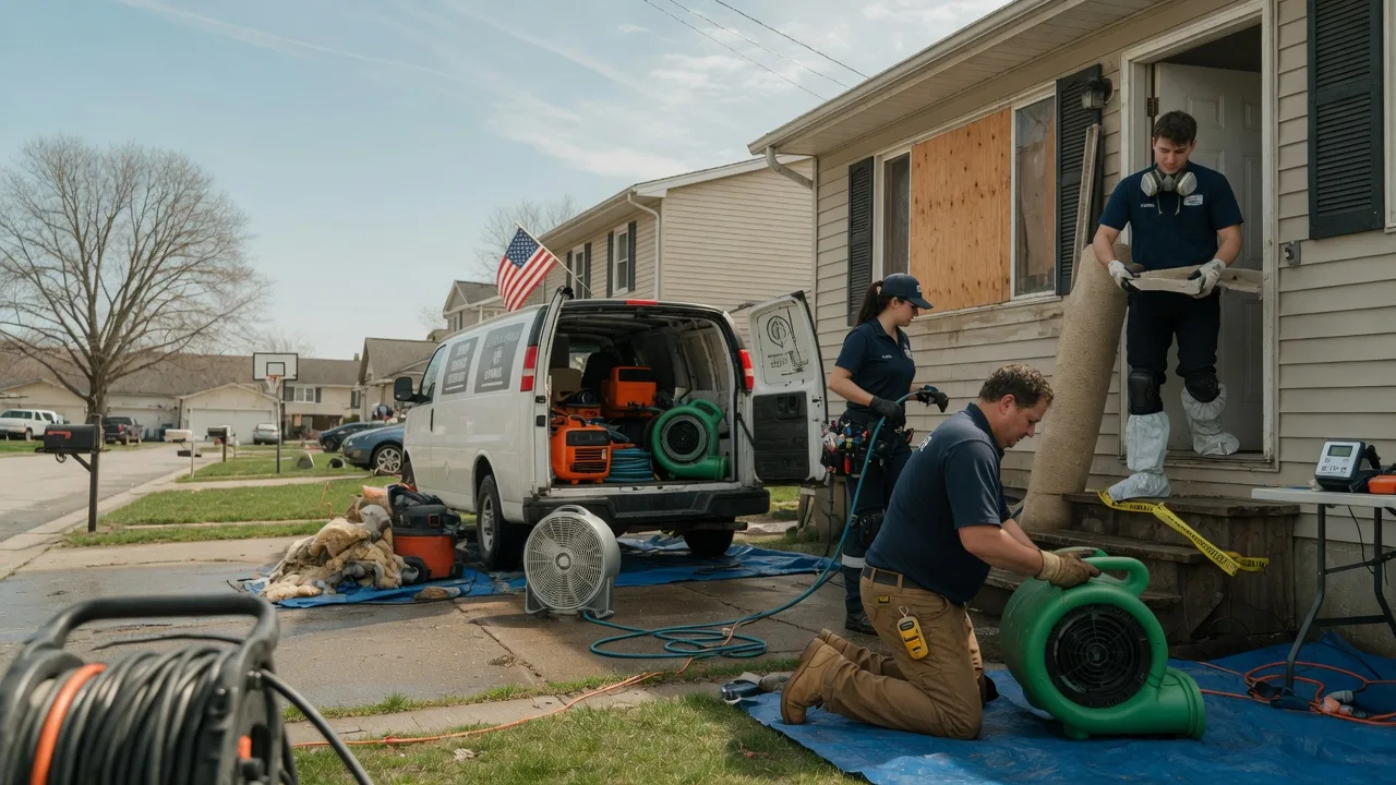 Water Damage Restoration in Manito, IL near me